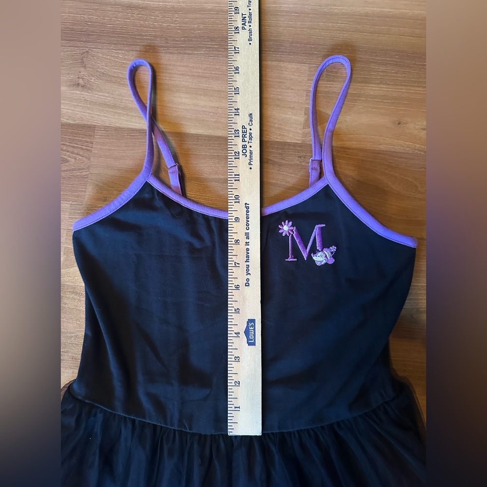 Disney Black and Purple Floral Minnie Mouse Dress - Picture 7 of 12